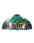 16 inches green baroque style lampshade SH16001